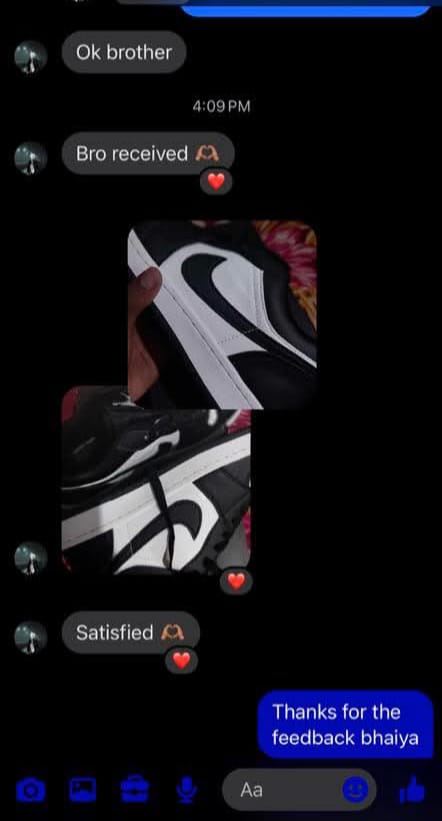 Customer review screenshot