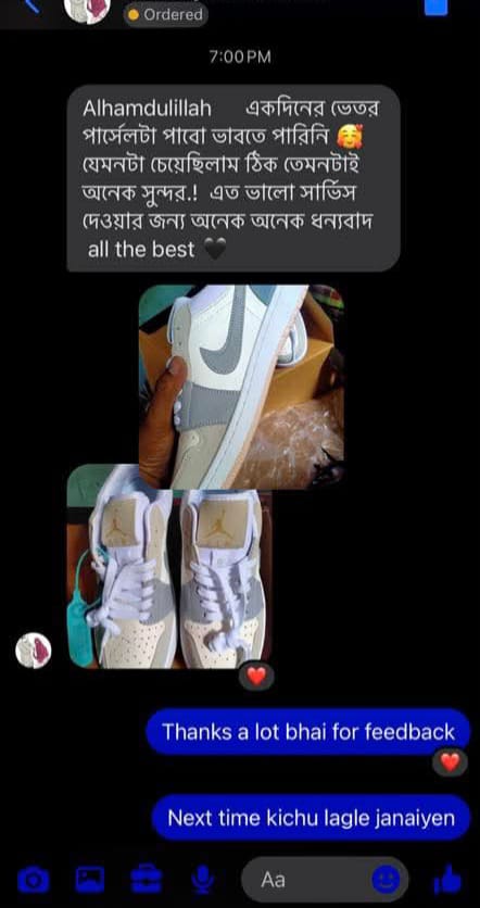 Customer review screenshot